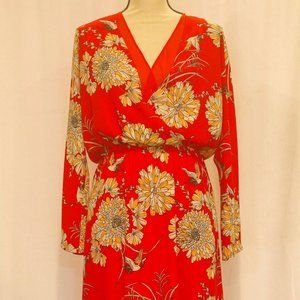 Express long sleeve floral dress Size M